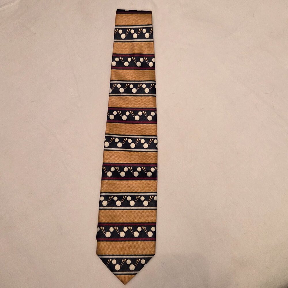 Parquet Men's Tie Golf Theme